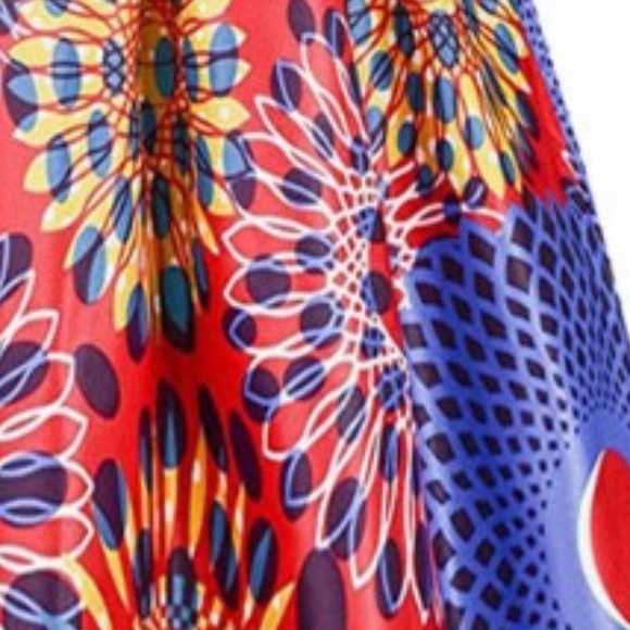 2PC: Cold Shoulder Top And Maxi Skirt with 2 side- - Picture 5 of 8